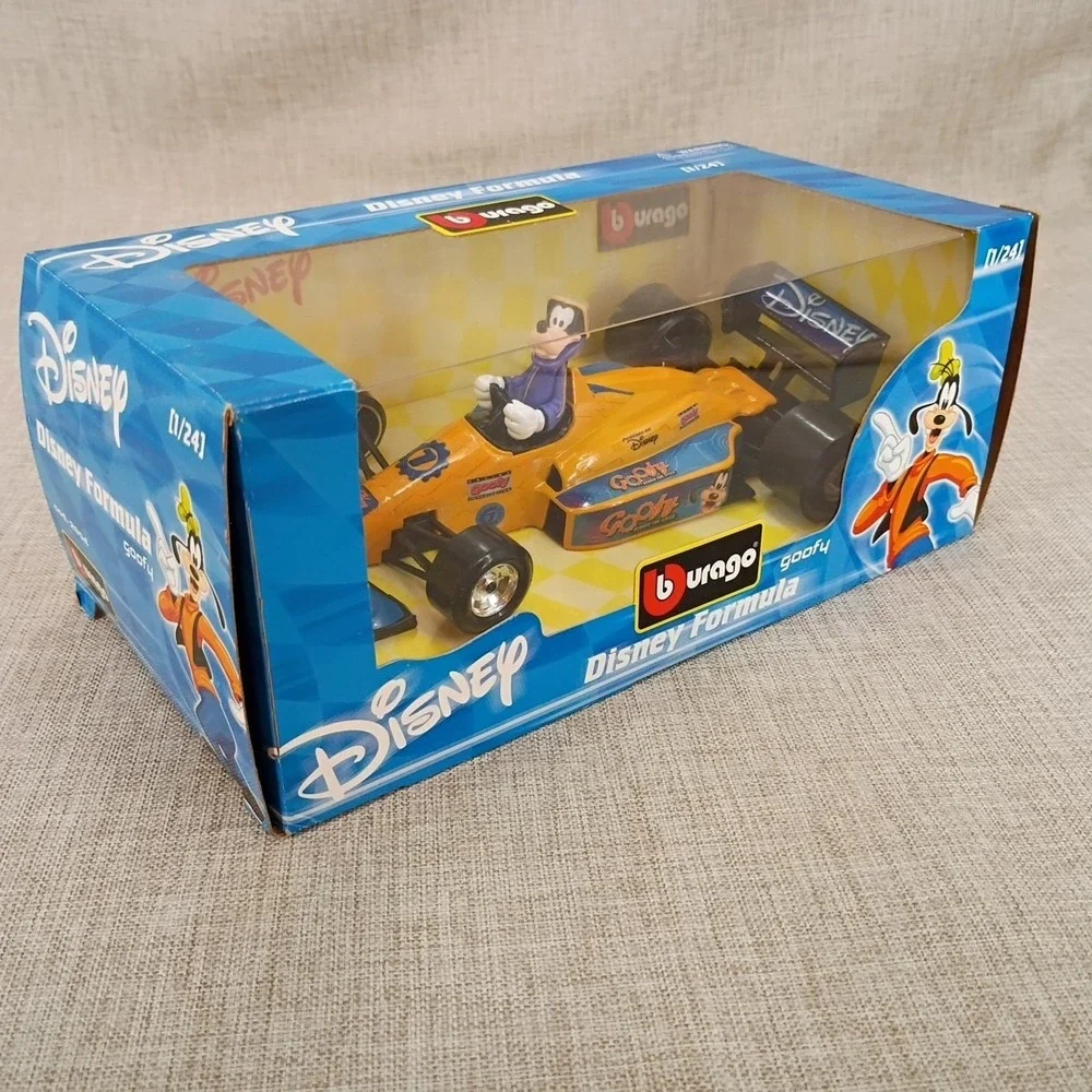 Bburago 1:24 Diecast Disney Formula Goofy Racing Car Burago Read